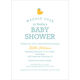 Lagoon Waddle Over Shower Invitations Image 4 of 6